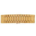 Estate Rolex-Style  14K Yellow Gold Link Men Wide Bracelet