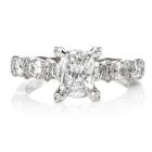 Tacori High Set GIA Diamond Platinum Engagement Ring 