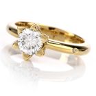 Chimento Italian Contemporary GIA Certified Diamond Solitaire 18K Engagement Ring