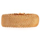 Estate 22mm Wide18K Yellow Gold Mesh Bracelet 8 Inches