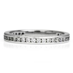 Tiffany & Co Diamond Platinum Designer Eternity Band Ring