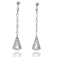 Chopard 18.41cts Chopardissimo Boutique Collection Diamond Dangel drop Earrings