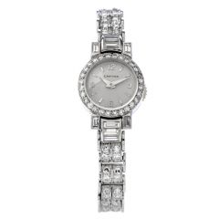 Cartier Vintage Diamond Platinum Swiss Collectible Ladies Watch
