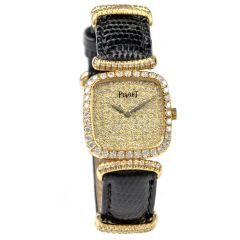 PIAGET Vintage Ladies Diamond Dial Bezel & Strap Watch