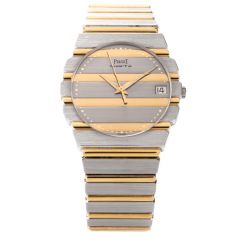 Preowned 32mm Piaget Polo Ref 7761 C 701 Unisex Watch 18K Gold