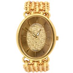 Vintage Patek Philippe Ellipse 3598 18K Yellow Gold Oval 30mm Manual Unisex Watch