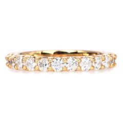 Diamond Semi Eternity Band Wedding Ring