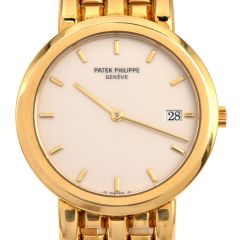 Patek Philippe18K Yellow Gold Calatrava Unisex  Watch