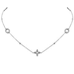 Diamond Clove18K Gold Choker Diamond By Yard Necklace