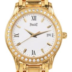Piaget Polo Diamond 18K Gold M 501D Quartz Ladies Watch|Dover Jewelry|