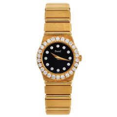 Piaget Diamond 18K Yellow Gold Polo 8296 C701 Women’s Watch|Dover Jewelry|