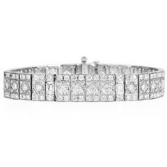 Dover Platinum 11.50carat Diamond Wrap Bracelet
