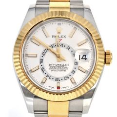 Rolex Sky-Dweller 326933 Steel 18K Gold 42 mm Men's Automatic Watch