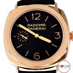 Panerai Radiomir Special Edition 18K Rose Gold PAM00522 Leather Automatic Mens Watch