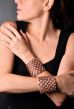 Estate Designer Paolo Costagli Sapphire Diamond 18K Pink Gold Wide Cuff Bracelet |Dover Jewelry|