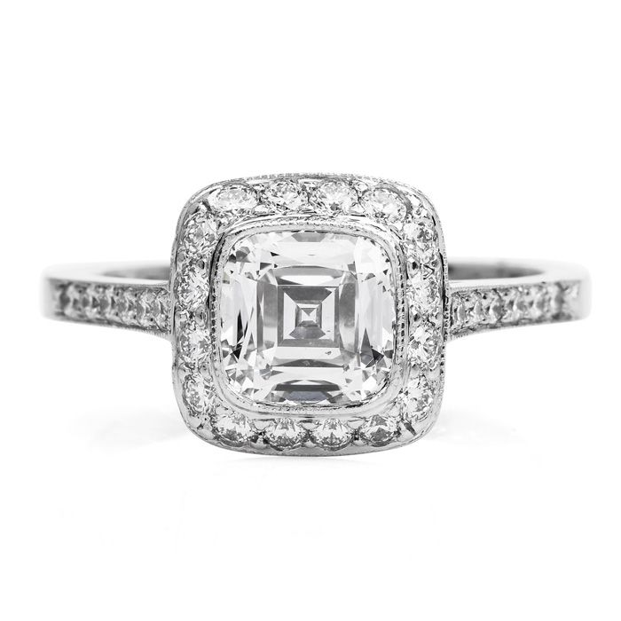 Tiffany & Co. Platinum Diamond Engagement Ring