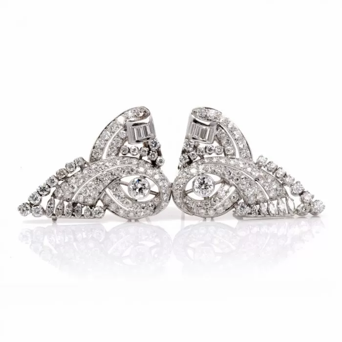 Antique Diamond Pin |Antique jewelry|Dover Jewelry