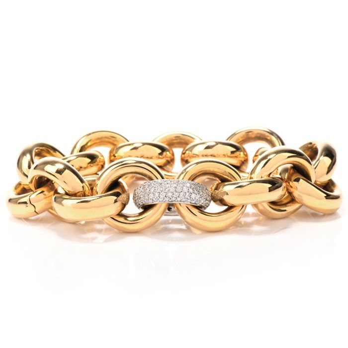 italian bracelet gold