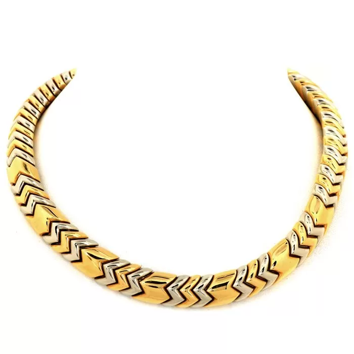 Bvlgari Spiga|Bvlgari Snake necklace|vintage jewelry| dover jewelry|