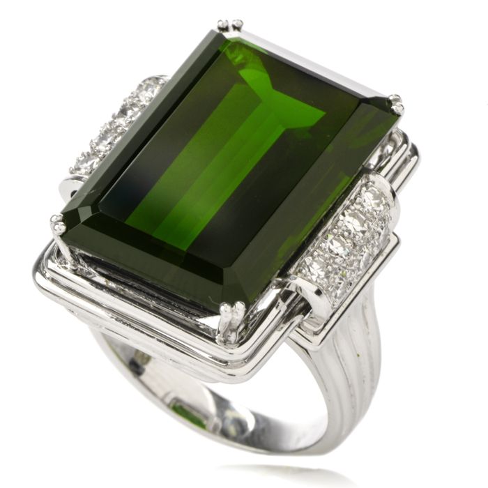 statement tourmaline ring