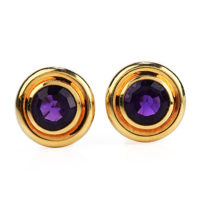 amethyst earrings tiffany