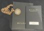 Bvlgari Monete 18K Rose Gold Ancient Coin Pendant Chain Necklace