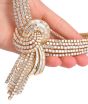 Estate 122.58ctw Diamond Scarf Knot 18K Statement Necklace-Dover Jewelry
