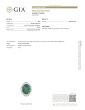 Estate GIA Large Black Opal Diamond Platinum Cocktail Ballerina Ring