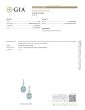 Vintage Santa Maria Aquamarine Diamond Platinum Pendant Earrings|DoverJewelry|