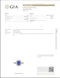 GIA Sri Lanka Sapphire 3.18cts Diamond 18K Gold Halo Engagement Ring |Dover Jewelry|
