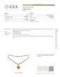 Vintage Italian GIA Natural No Heat Ruby 18K Yellow Gold Floral Leaf Diamond Necklace