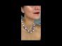 High Lustrous Pearl 5cts Diamond Balls Sapphire Bead Gold Necklace #southseapearl #diamondnecklaces