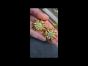 Tiffany & Co. Vintage Diamond Emerald 18K Yellow Gold Flower Clip-On Earrings #tiffanyandco #emerald