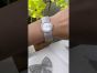 Piaget Double Row Diamond silver Dial 18K Gold Ladies Watch