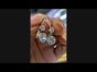 Vintage 1.50cts Old Mine Diamond Platinum Gold Drop Earrings - GR0125103
