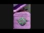 Vintage Diamond 3.25carats Emerald Platinum Filigree Engagement Ring - GR012504-1