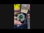 Buccellati Vintage Emerald diamond 18k Gold Flower Brooch Pin - 1231701