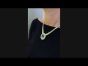 Aquamarine 36.80cts Diamond Baguette 18K Gold Collar Necklace - 1212715