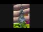 Vintage 6.10cts Teardrop Rose Cut Diamond Gold Silver Pendant Necklace - 1233404