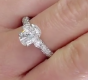 Tacori Cushion GIA 1.43cts Diamond Platinum Engagement Ring 