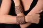 Estate Designer Paolo Costagli Sapphire Diamond 18K Pink Gold Statement Cuff Bracelet|Dover Jewelry|