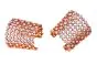 Estate Designer Paolo Costagli Sapphire Diamond 18K Pink Gold Statement Cuff Bracelet|Dover Jewelry|