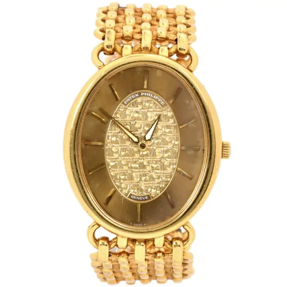 Vintage Patek Philippe Ellipse 3598 18K Yellow Gold Oval 30mm Manual Unisex Watch