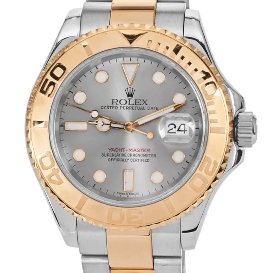 Rolex Yacht-Master Steel 18K Yellow Gold 40mm Men's Watch|Dover Jewelry|