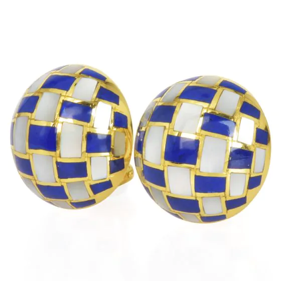 Tiffany & Co. Angela Cummings 18K Yellow Gold Dome Earrings|Dover Jewelry|