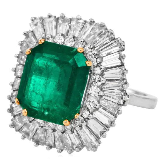 gia-colombian-emerald-12-64cts-diamond-platinum-ballerina-cocktail-ring