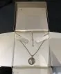 Bvlgari Monete 18K Rose Gold Ancient Coin Pendant Chain Necklace