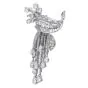 Vintage 21.90cts Diamond Platinum Tassel Brooch Pin-Dover Jewelry
