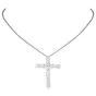 Cartier 7.18 carats Platinum  Diamond Cross Pendant Necklace 