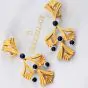 Buccellati Sapphire Vintage 18K Gold Dangle Drop Earrings